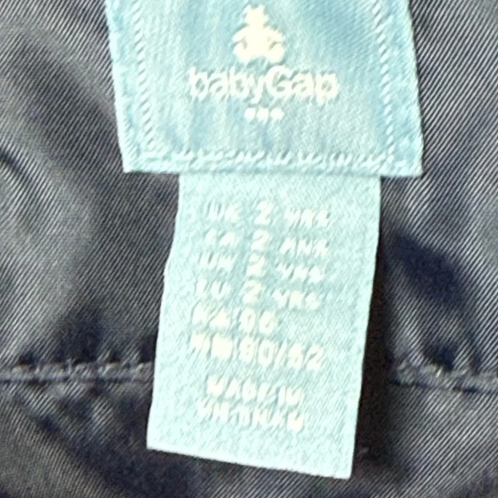 GAP Dark Blue Kids Quilted Vest-Size 2 Years-Excellent Condition
